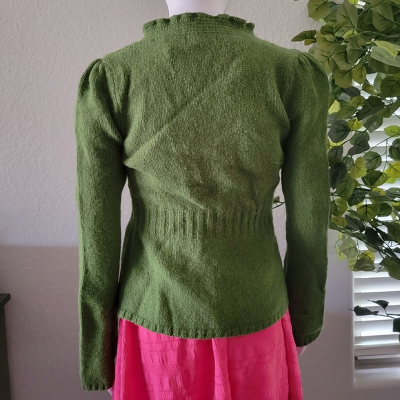 Vintage Anthropologie Cardigan with Flowers - Picture 6 of 9